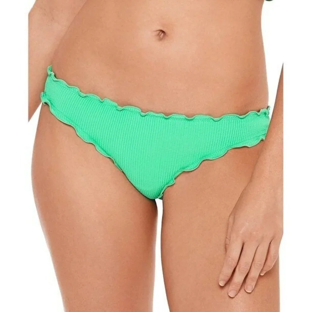 Salt + Cove Juniors Large Pucker Up Ruffled Hipster Bikini Swim Bottoms‎ 1536